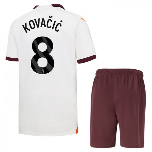 Dječji - Dresovi Komplet Manchester City Kovacic 8 Gostujući 2023-24 Dječji - Dresovi Komplet Manchester City Kovacic 8 Gostujući 2023-24
